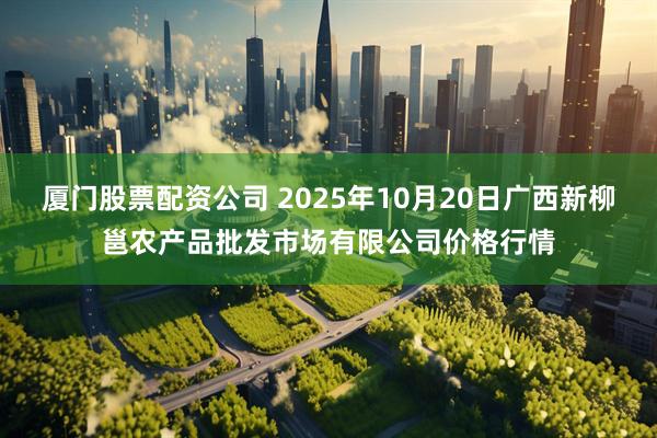 厦门股票配资公司 2025年10月20日广西新柳邕农产品批发市场有限公司价格行情